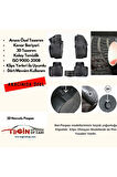 Audi A4 B7 2004-2008 3D Havuzlu Paspas Bej