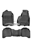 Dodge RAM Quad Cab USA 2013 3D Havuzlu Paspas Siyah