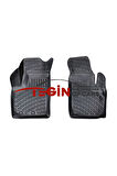 Fiat Doblo Panelvan 2 Parça 2000-2009 3D Havuzlu Paspas Siyah