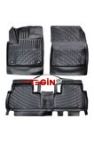 Toyota Proace City Flame / Passion X-PACK 3D Havuzlu Paspas 2021 Siyah