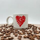 Seramik Kupa Mug Türk Bayrağı Baskılı 43