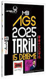 Yargı 2025 MEB-AGS Tarih 15 Deneme Çözümlü Anka Serisi - Bilal Bacaksız Yargı Yayınları