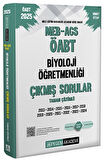 Pegem 2025 ÖABT MEB-AGS Biyoloji Öğretmenliği Çıkmış Sorular Çözümlü Pegem Yayınları