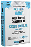 Pegem 2025 ÖABT MEB-AGS Okul Öncesi Öğretmenliği Çıkmış Sorular Çözümlü Pegem Yayınları