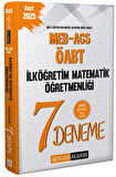 Pegem 2025 ÖABT MEB-AGS İlköğretim Matematik Öğretmenliği 7 Deneme Çözümlü Pegem Yayınları
