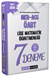 Pegem 2025 ÖABT MEB-AGS Lise Matematik 7 Deneme Çözümlü Pegem Yayınları