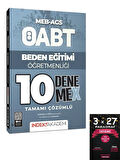 İndeks Akademi 2025 ÖABT MEB-AGS Beden Eğitimi Öğretmenliği 10 DenemeX Çözümlü
