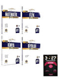Bilgi Sarmal Yayınları Ayt Matematik+Fizik+Kimya+Biyoloji Yıldızlar Yarışıyor Deneme