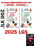 Sinan Kuzucu 2025 LGS 8. Sınıf İlk Doz 12'li Genel Değerlendirme Sınav Seti ( SAYISAL + SÖZEL ) ( 1. DÖNEM )