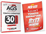 Yediiklim + Yönerge 2025 MEB-AGS Türkiye Coğrafyası 30+17 Deneme 2 li Set Yediiklim + Yönerge Yayınları