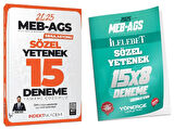 İndeks + Yönerge 2025 MEB-AGS Simülasyonu Sözel Yetenek 15+8 Deneme 2 li Set - Berk Ekici İndeks Akademi + Yönerge Yayıncılık
