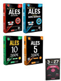 Pegem 2025 ALES Konu + Soru Bankası + 10+5 Deneme 4 lü Set 