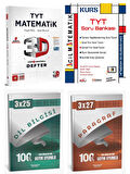 3D + Acil 2026 TYT Kurs Matematik ve 3D TYT Matematik Ders Defter Anla Kazan Deneme 4 lü Set