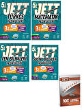 Ünlüler 2026 5. Sınıf Türkçe+Matematik+Fen Bilimleri+Sosyal Bilgiler JETT Fasikülleri Seti+Anla Kazan Paragraf
