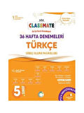 Okyanus 2026 5. Sınıf Türkçe Classmate 36 Hafta Denemeleri Çözümlü Yeni Müfredat