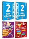 Editör + Pruva 2026 2. Sınıf Tüm Dersler Konu + Soru + Paragraf + Problem Soru 4 lü Set