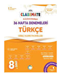 Okyanus 2026 8. Sınıf Türkçe Classmate 36 Hafta Denemeleri Çözümlü