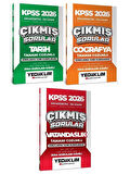Yediiklim 2026 KPSS Lise Ortaöğretim Ön Lisans Tarih + Coğrafya + Vatandaşlık Çıkmış Sorular Konularına Göre 3 lü Set