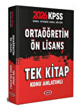 Data 2026 KPSS Lise Ortaöğretim Ön Lisans Konu Anlatımlı Tek Kitap