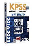 Yargı 2026 KPSS Matematik Çıkmış Sorular 2016-2025 Konu Konu Çözümlü