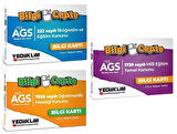 Yediiklim MEB-AGS 222 - 1739 - 7528 Sayılı Kanun Bilgi Cepte Bilgi Kartı 3 lü Set - Bülent Tanık Yediiklim Yayınları