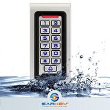 SARKEY SR-203 MF Metal, İç Ortam , Stand Alone, Şifreli, Mifare Kart Okuyucu (13,56 Mhz)
