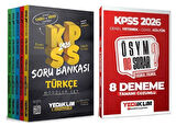 Yediiklim 2026 KPSS Genel Yetenek Genel Kültür Soru Bankası Modüler + 8 Deneme 2 li Set Yediiklim Yayınları
