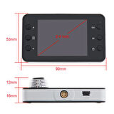 Araç Içi Kamera 2.4'' Tft Ekran 140° Geniş Açı 1080P Gece Görüşlü Uyumlu Yol Kayıt