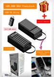 4 Çıkış 100.000 Mah Dijital Göstergeli Taşınabilir Powerbank 100 bin MAH 33W Turbo Şarj PD Giriş