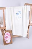 Babyhola 2002 Triko 75x80 cm Bebek Battaniyesi Kemik