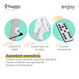 Huggy Enjoy Otomatik Sallanabilir Kumandalı Katlanabilir Elektrikli Mama Sandalyesi-Salıncak