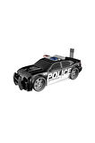 Sürtmeli Sesli Işıklı Polis Arabası 1:16 Oyuncak Polis Arabası Police Car