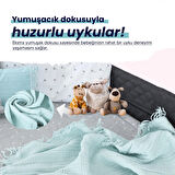 Huggy 4 Katlı %100 Pamuk 100x130 Müslin Bez, Müslin Örtü, Müslin Yenidoğan Bebek Battaniyesi