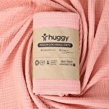 Huggy 4 Katlı %100 Pamuk 100x130 Müslin Bez, Müslin Örtü, Müslin Yenidoğan Bebek Battaniyesi