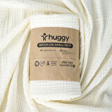 Huggy 4 Katlı %100 Pamuk 100x130 Müslin Bez, Müslin Örtü, Müslin Yenidoğan Bebek Battaniyesi