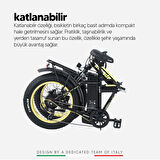 Strada Cycles E-Bro Hidrolik Disk Fat Bike Katlanabilir 20 Jant Elektrikli Bisiklet