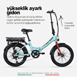 Strada Cycles E-Via 20 Jant Hidrolik Disk Katlanabilir Elektrikli Bisiklet