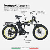 Stradacycles Mr. Fat Hidrolik Disk Katlanabilir Fat Bike 20 Jant Bisiklet