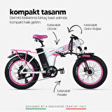 Stradacycles Mr. Fat Hidrolik Disk Katlanabilir Fat Bike 20 Jant Bisiklet