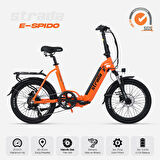 Stradacycles E-Spido Hidrolik Disk 20 Jant Katlanabilir Elektrikli Bisiklet