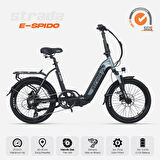 Stradacycles E-Spido Hidrolik Disk 20 Jant Katlanabilir Elektrikli Bisiklet