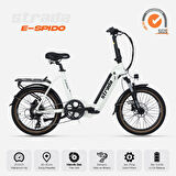 Stradacycles E-Spido Hidrolik Disk 20 Jant Katlanabilir Elektrikli Bisiklet