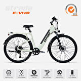 E-Vivo Hidrolik Disk Gizli Batarya 28 Jant Elektrikli Şehir Bisikleti