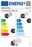 KUMHO 275/35R18 99Y XL PS91 2024 ÜRETİM YAZLIK LASTİK