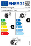  KUMHO 235/40R18 95Y XL PS72 2024 SONU ÜRETİM YAZ LASTİĞİ