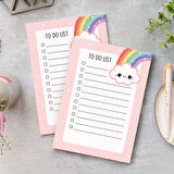 'To Do List - Rainbow Not Defteri
