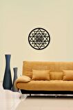 LEYLASER Sri Yantra Mandala Kutsal Geometri Duvar Dekoru 45*45