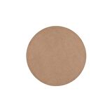 Leylaser 12x12 cm Yuvarlak Kahverengi Silinebilir Amerikan Servis Takımı Tek Kişilik