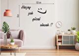 Leylaser  120*80 cm  Her Şey çok Güzel Olacak Ahşap Duvar Yazısı