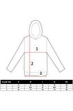 Kadın Lacivert Kapüşonlu 3 Iplik Şardonlu Polarlı Reglan Kol Sweatshirt S-103